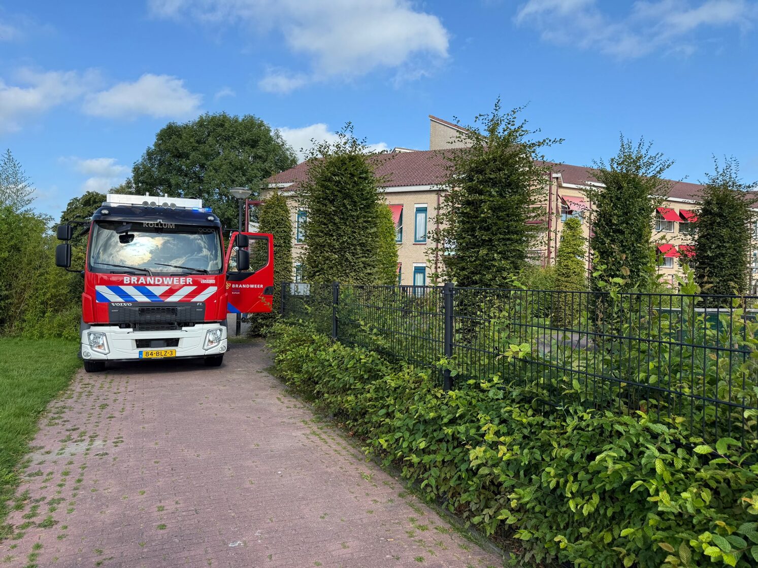 Hulpdiensten bij het incident