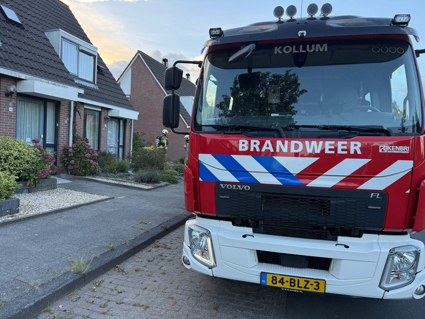 Hulpdiensten bij het incident
