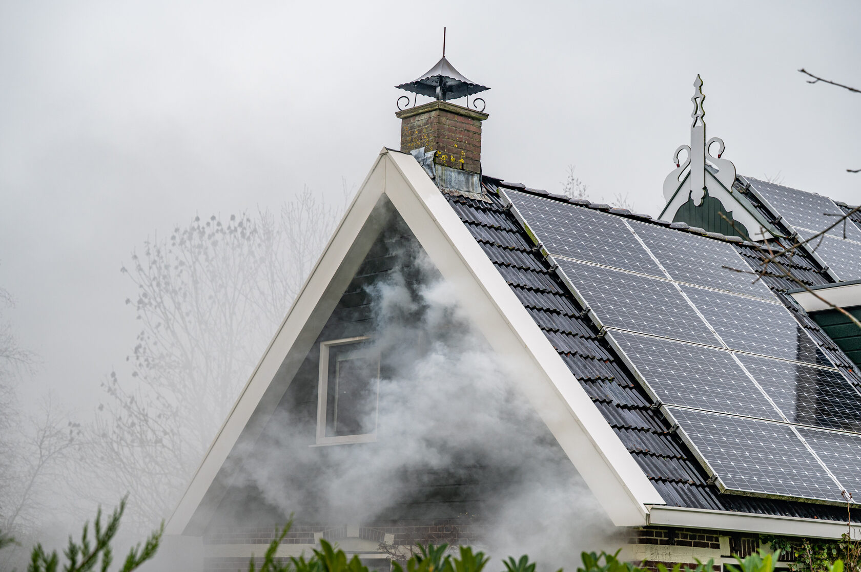 Schoorsteenbrand De Trieme