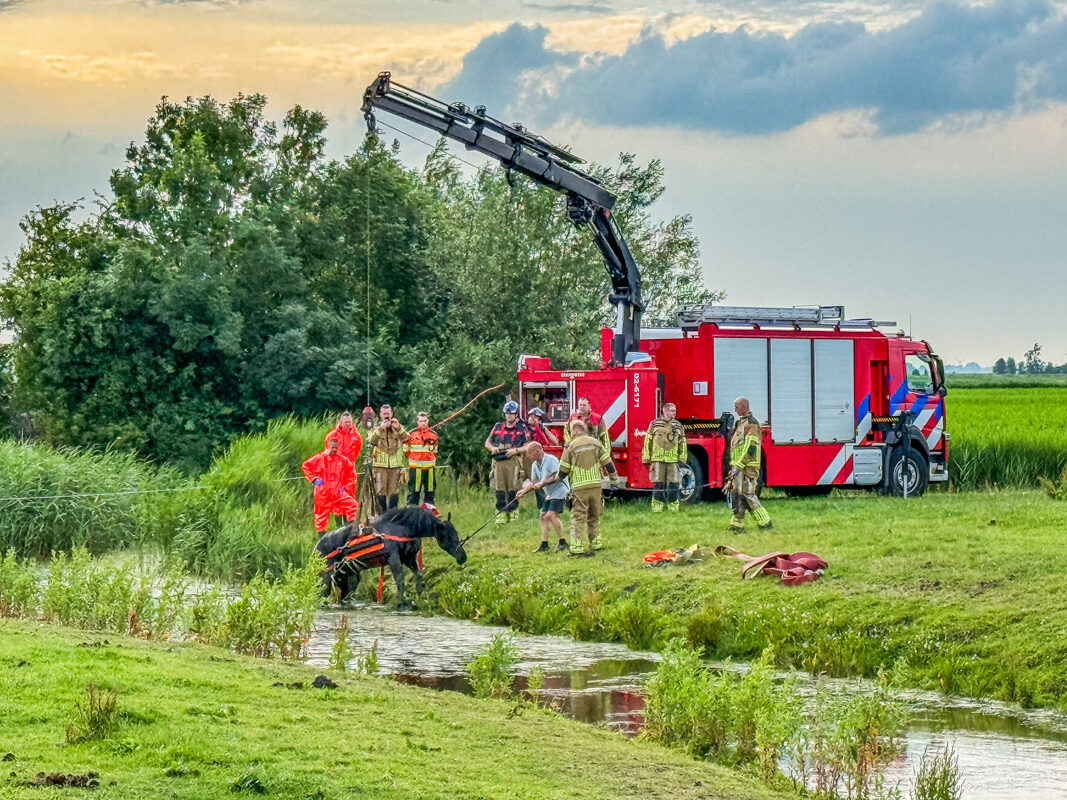 Hulpdiensten bij het incident